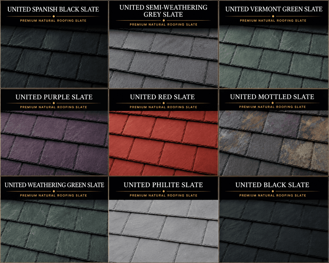United slate color range